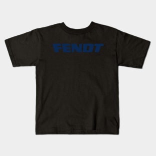 Fendt Logo Text blue Kids T-Shirt